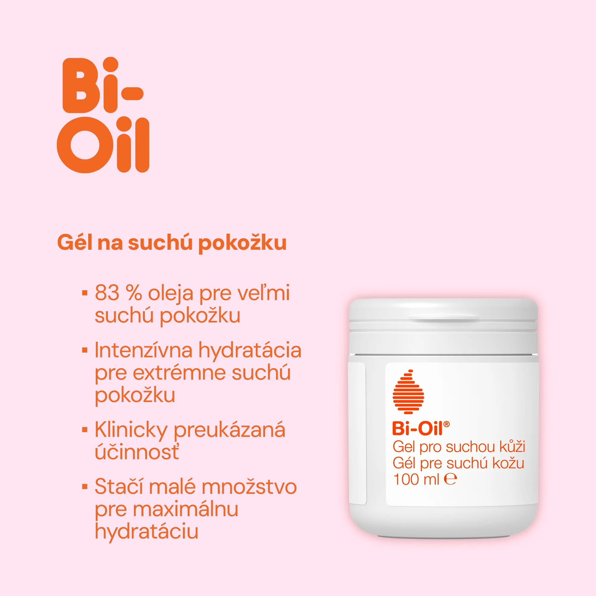 Bi-Oil Gél 1×100 ml, na suchú pokožku