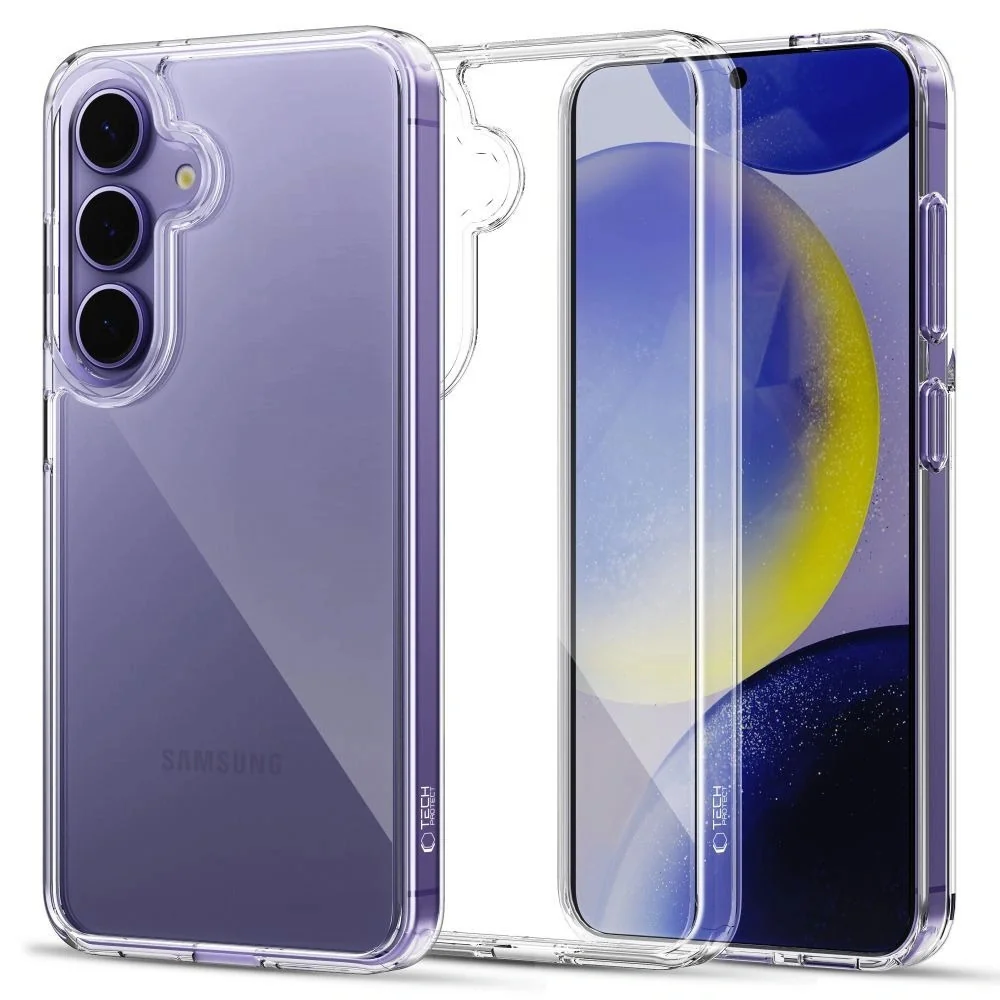 Tech-Protect FlexAir Hybrid kryt na Samsung Galaxy S25 FE, priesvitný