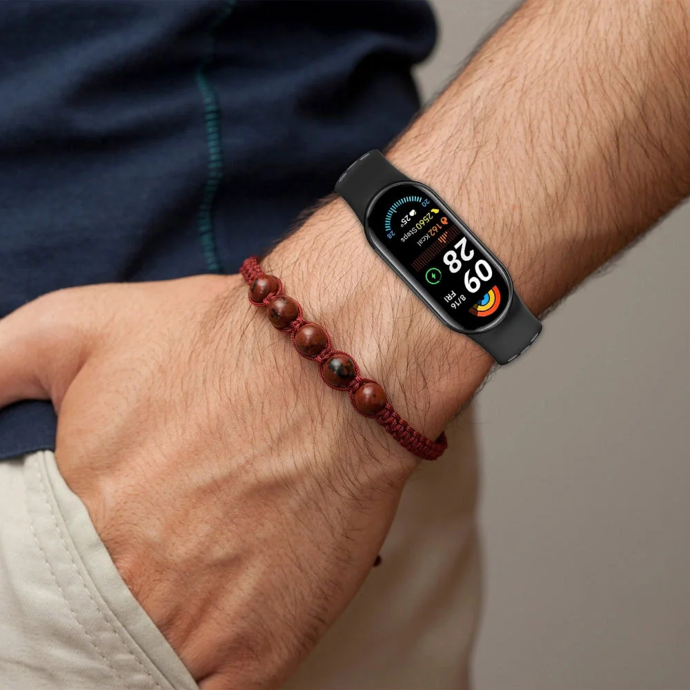 Tech-Protect Iconband Air remienok na Xiaomi Smart Band 8 / 9 / 10, black / grey ack / grey