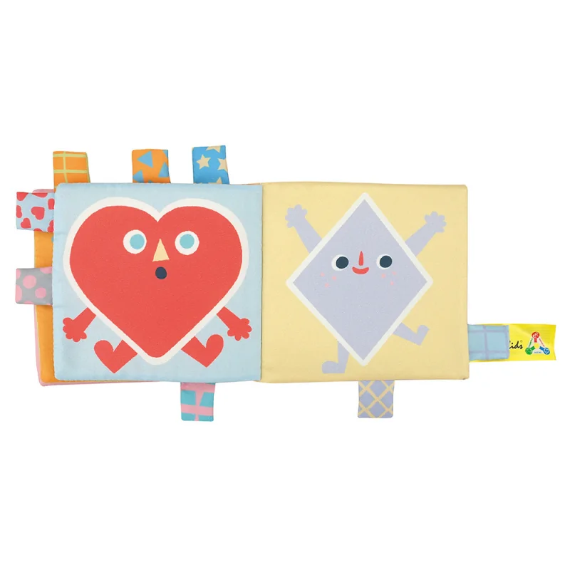 Ks Kids Obojstranná knižka na zavesenie na kočík/autosedačku - Shapes
