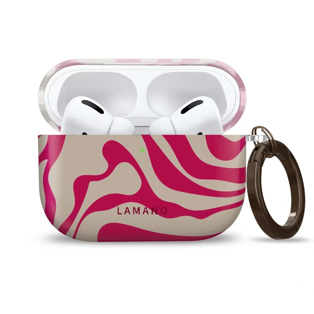 Tech-Protect Lamano puzdro na Apple AirPods Pro 3, flamingo
