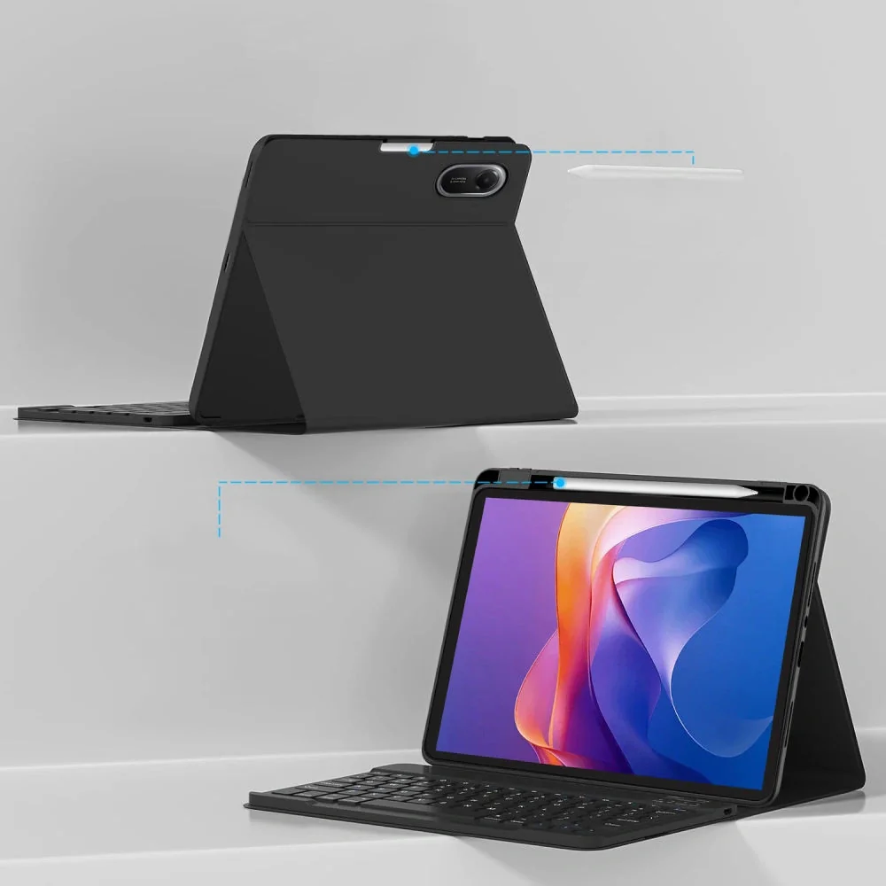 Tech-Protect SC Pen Keyboard puzdro s klávesnicou na Xiaomi Redmi Pad 2 11'', čierne 2 11'', čierne