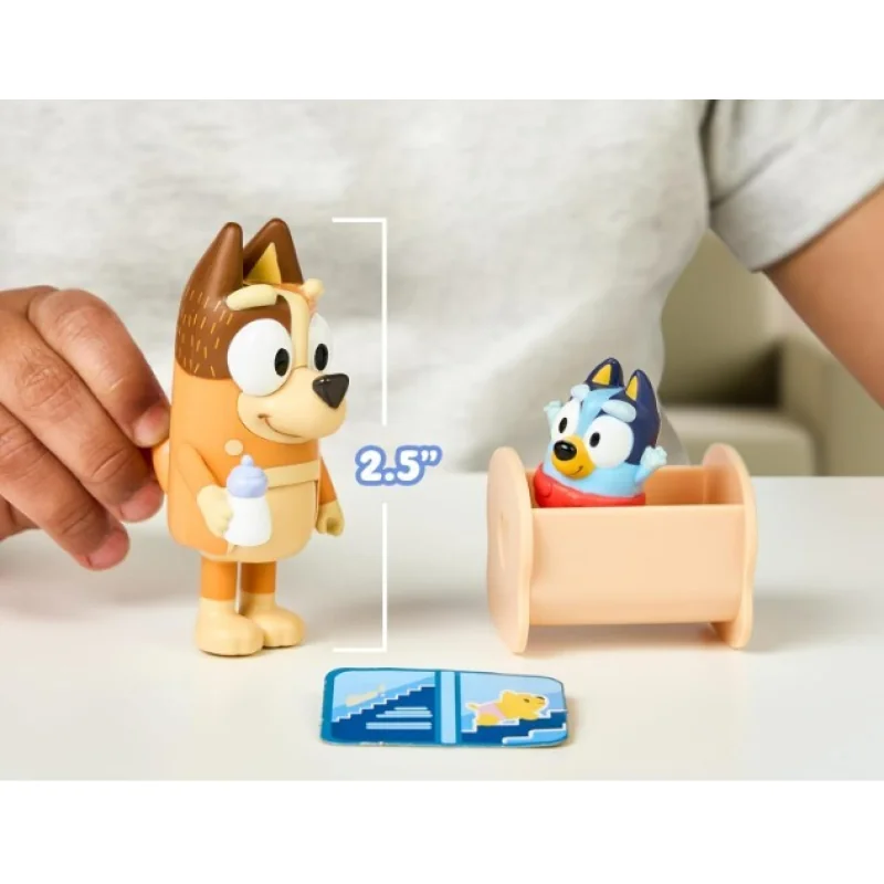 Bluey Balenie 2 figúrok s Chilli a bábätkom s príslušenstvom BLU17616
