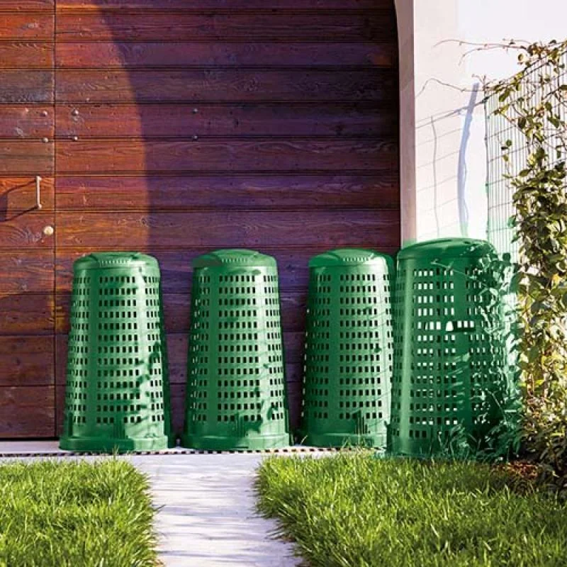 STEFANPLAST Kompostér zelený s krytom š: 58 cm v: 90 cm / objem: 100 l