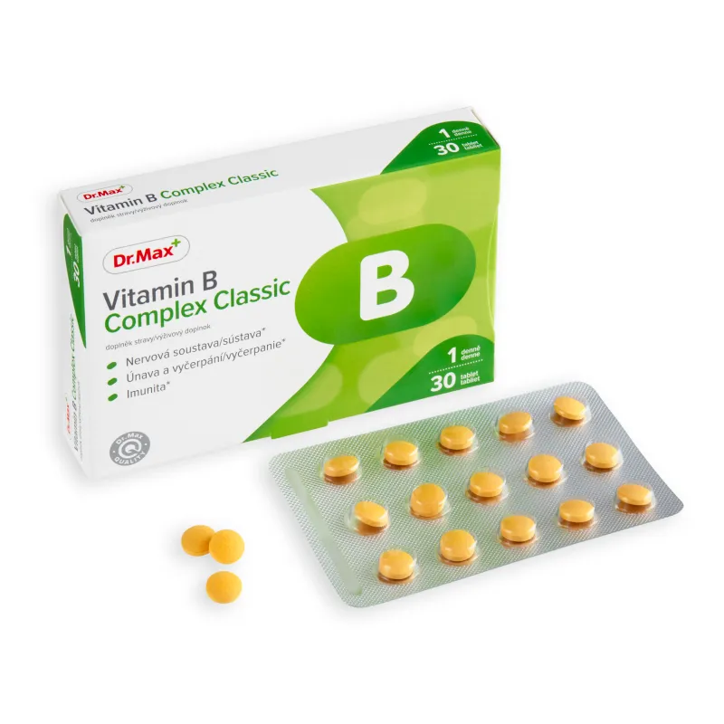 Dr. Max Vitamin B Complex Classic 1×30 tbl, výživový doplnok