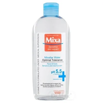 Mixa Optimal Tolerance Micellar Water 1×400 ml, micelárna voda pre citlivú pleť so sklonom k podráždeniu