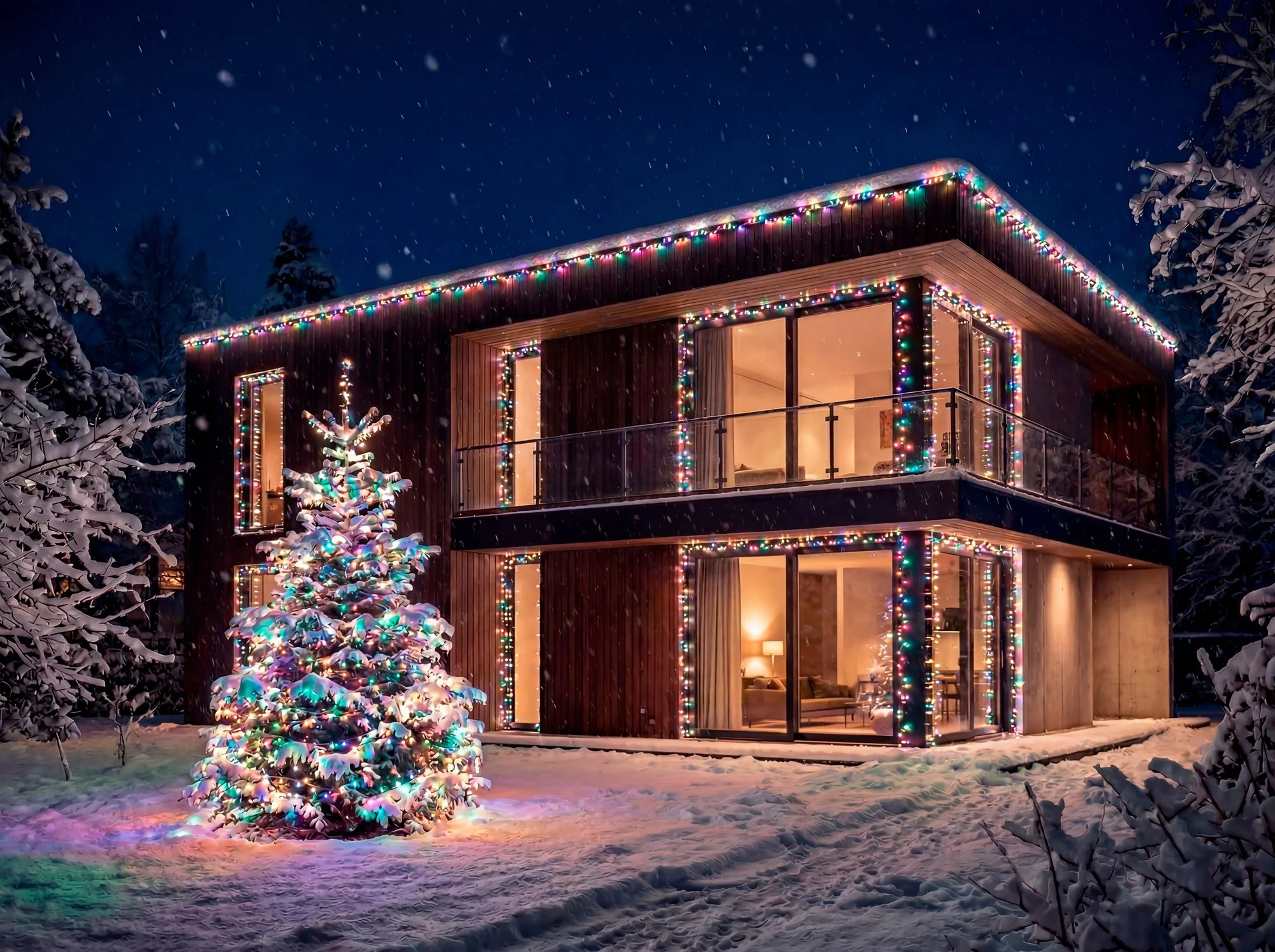 MagicHome vianočná LED reťaz, 1 ks Časovač, 1000 LED, mix farieb, 10 funkcií, 50 m, IP44