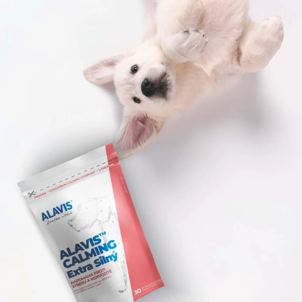 ALAVIS CALMING EXTRA SILNÝ 1×30 tbl, proti stresu pre psov a mačky