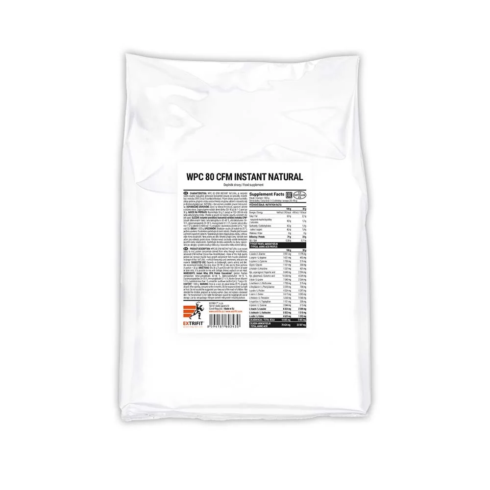 Extrifit SUROVINA WPC 80 INSTANT NATURAL 1000g