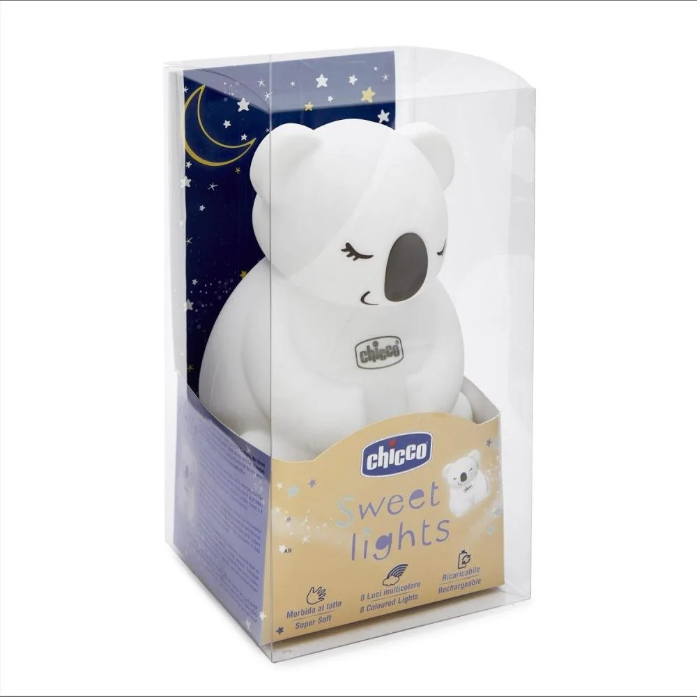 Chicco Soft Lamp silikónová nočná lampa Koala