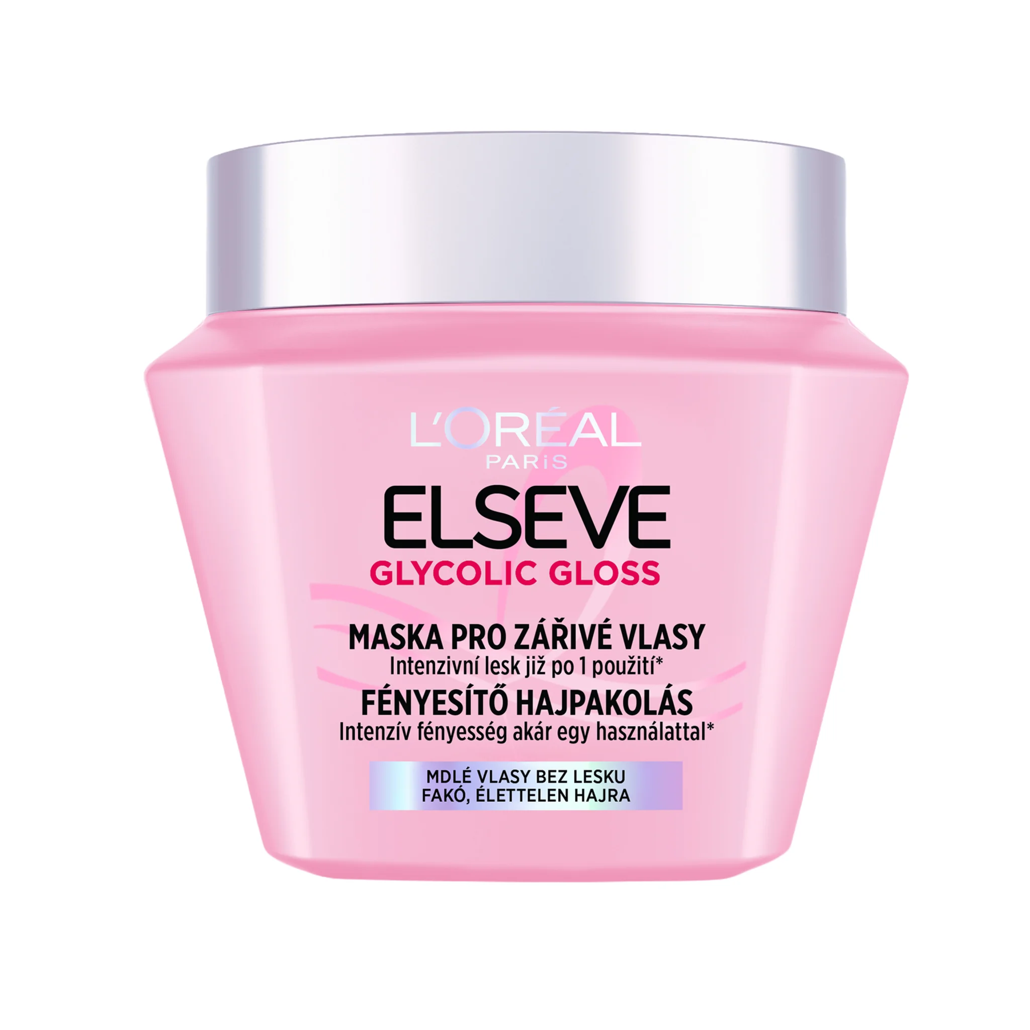 L'Oréal Paris Elseve Glycolic Gloss Maska pre žiarivé vlasy, 300ml 300 ml