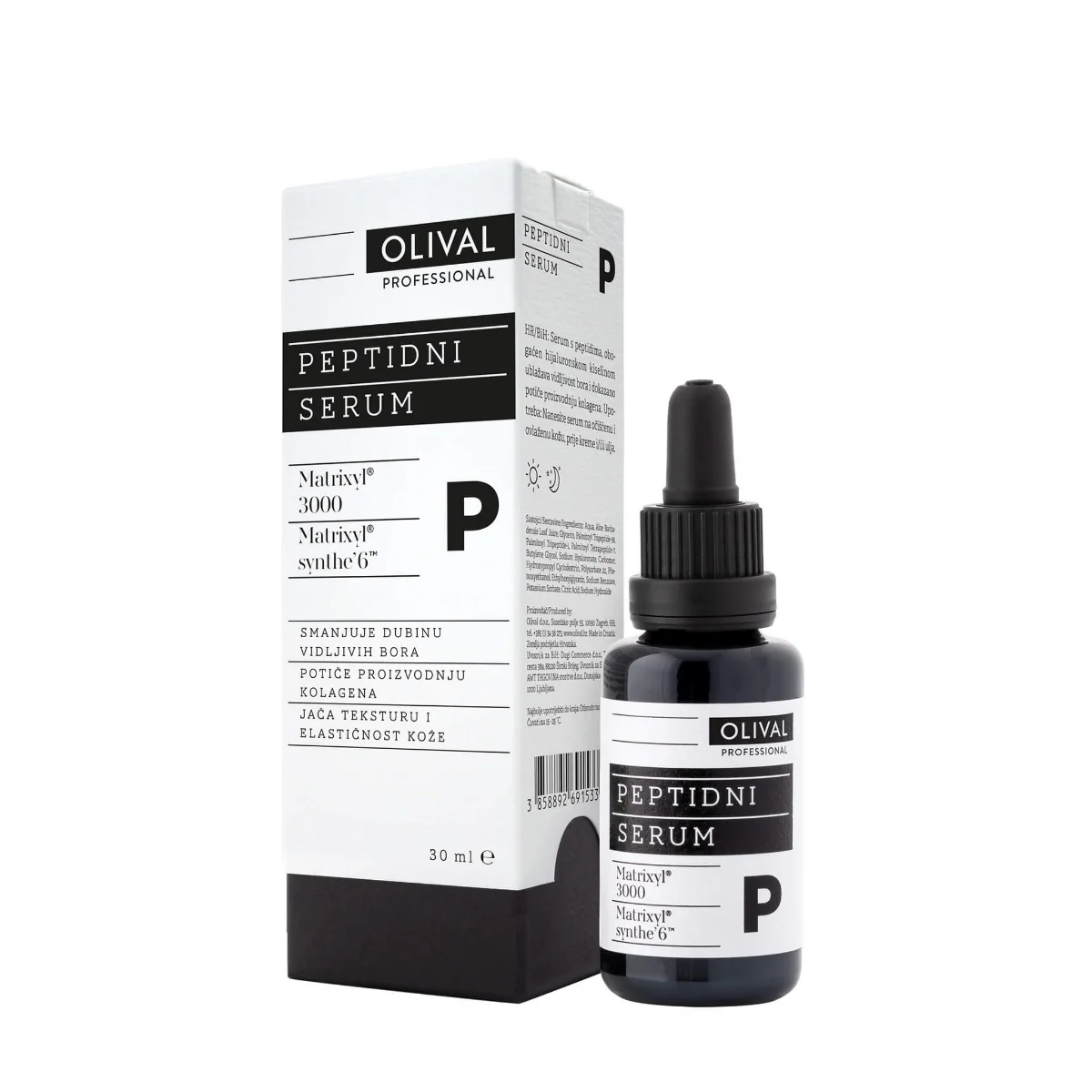 Olival Peptidové sérum P Professional 1×30 ml, peptidové sérum