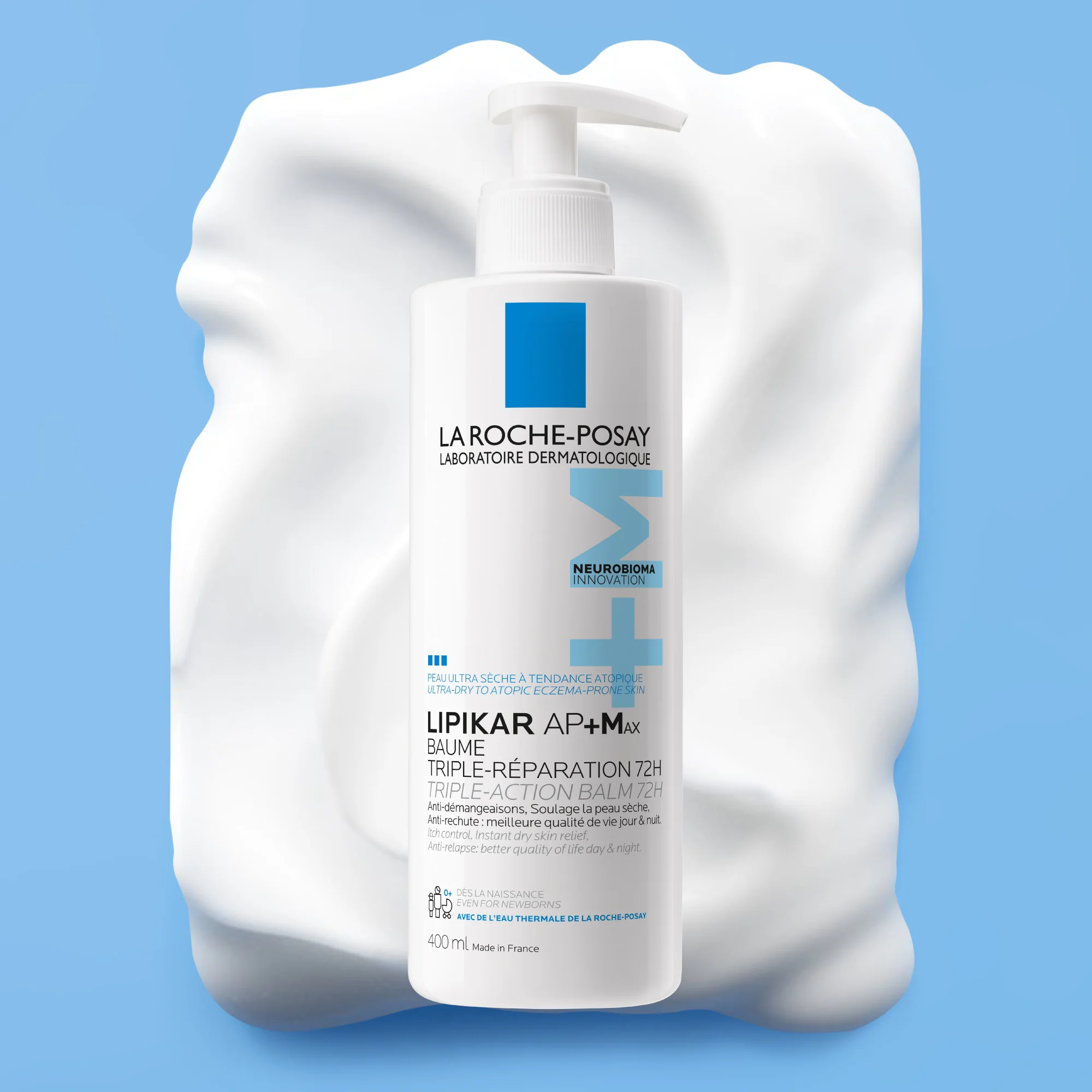 LA ROCHE-POSAY LIPIKAR AP+MAX balzám 400 ml