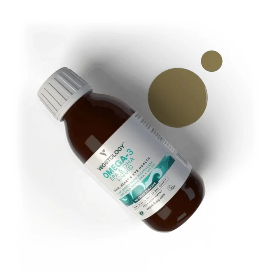Vegetology Opti-3, Omega-3 EPA a DHA s vitamínom D3, tekuté 150 ml, bez príchute