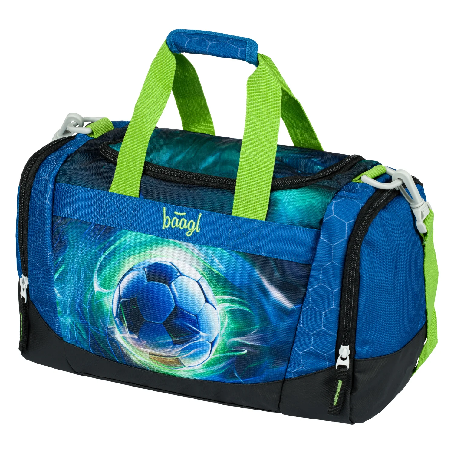 Baagl Detská športová taška Futbal Lopta s vreckom na obuv 40x25x20 cm