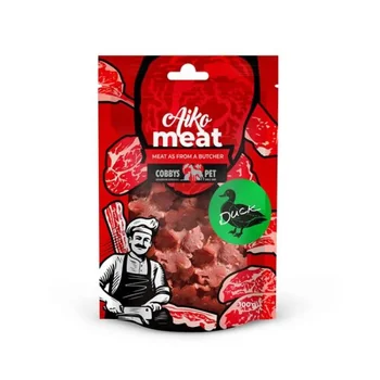 COBBYS PET AIKO Meat kačacie kúsky pre malé plemená 100g