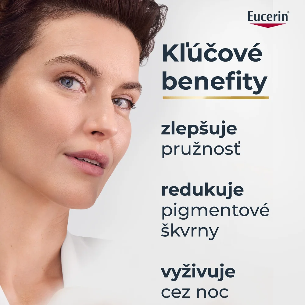 Eucerin HYALURON-FILLER + ELASTICITY Nočný krém 1×50 ml, vyplnenie vrások