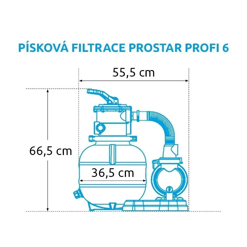 Piesková filtrácia Marimex ProStar Profi 6 ## 10600023