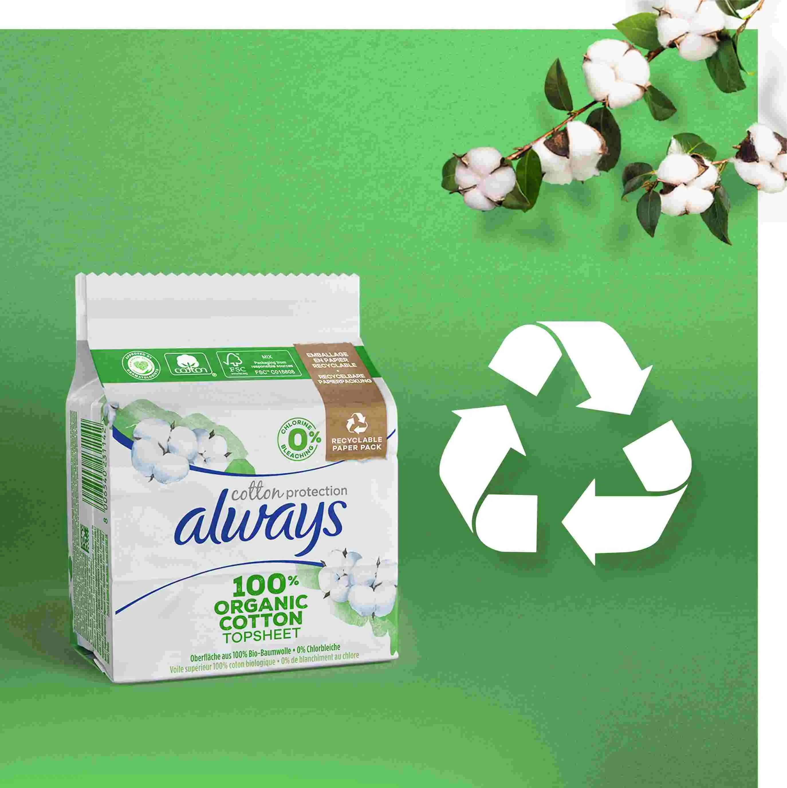 Always Cotton 11ks Normal 1×11 ks, vložky