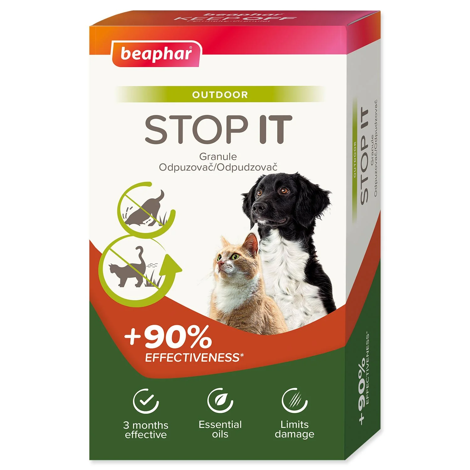 Granulát STOP IT odpuzovač vonkajší pre psy a mačky 2x200g 2x200g