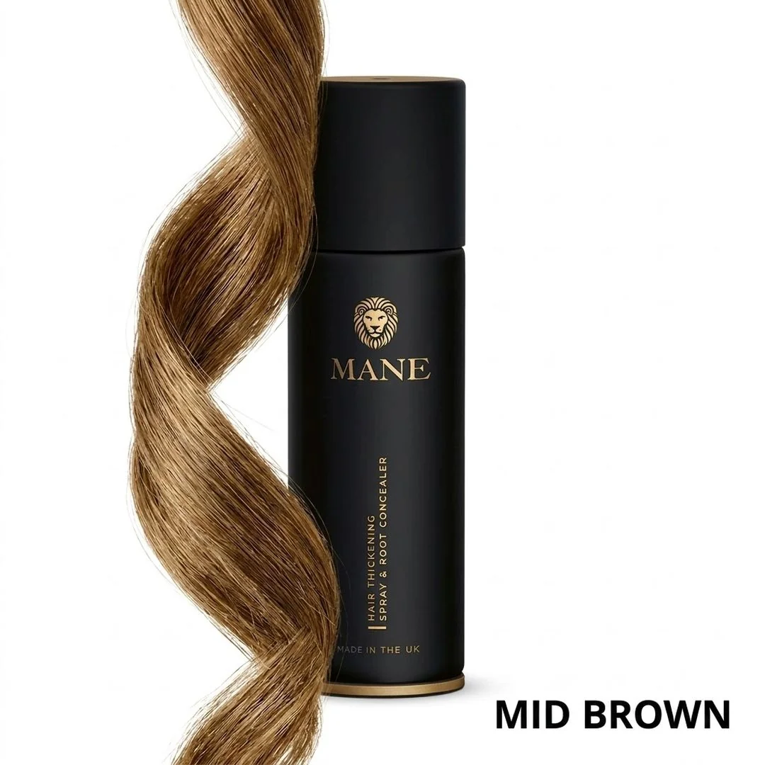 Zahusťovač pre okamžité zahustenie vlasov + FIXÁTOR Stredne hnedá (Mid Brown)