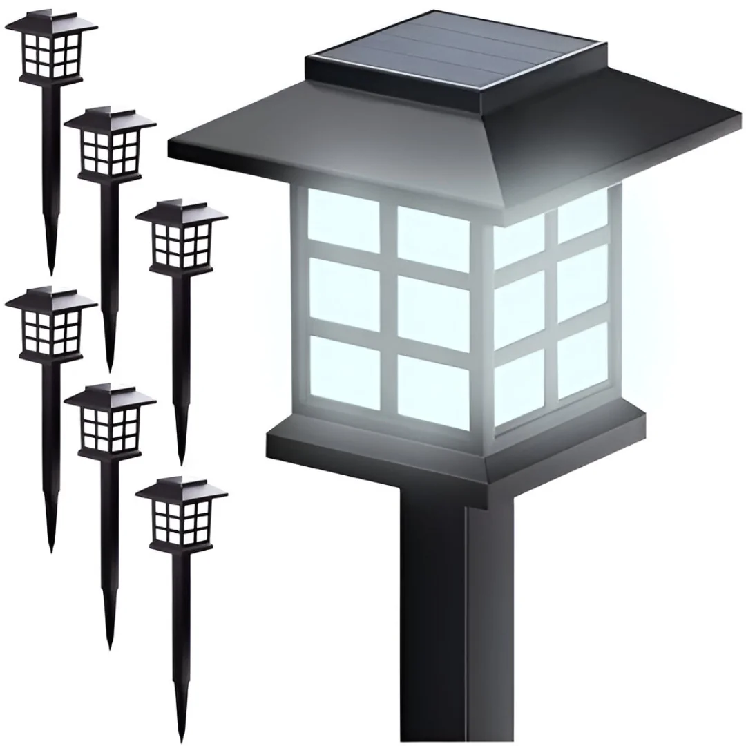 MG Garden Lamp V2 solárna lampa 6ks, čierna