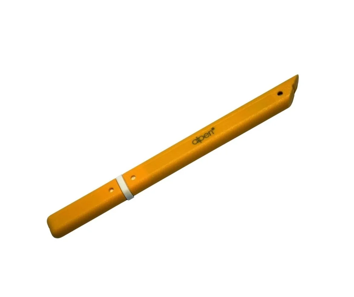 Manikúrový nástroj 2 v 1, žltý