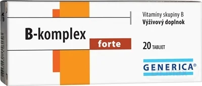 GENERICA B-komplex forte 1×20 tbl, B-komplex