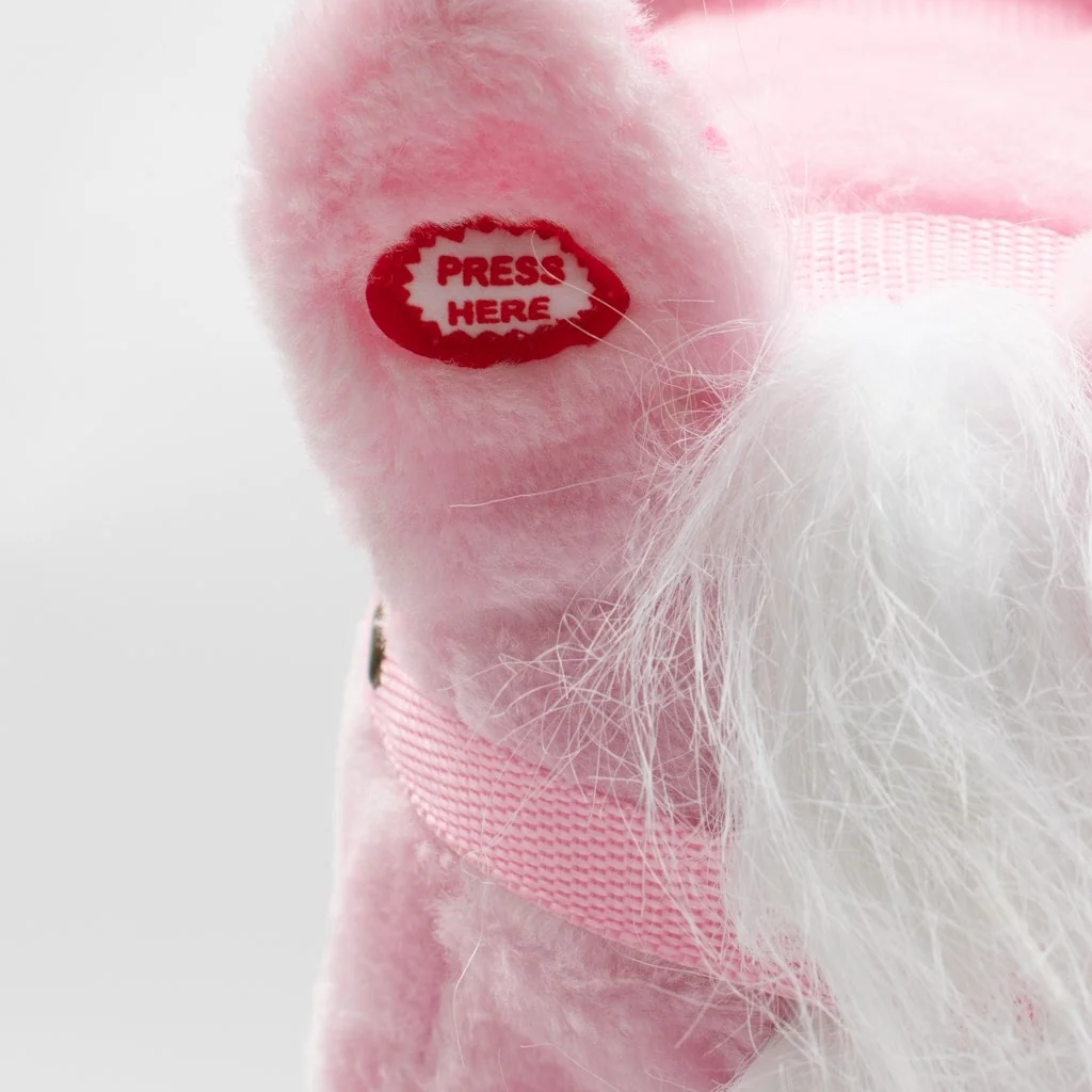 Hobby Horse so zvukom a kolieskami Rosie Baby Mix pink , 20C56546