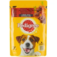 PEDIGREE Kapsička s hovädzím a jahňacím v šťave 100g