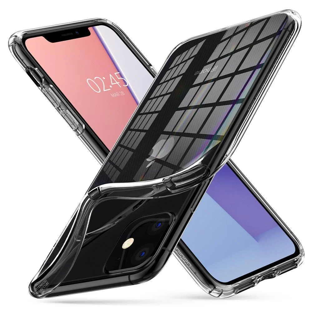 Spigen Liquid Crystal silikónový kryt na iPhone 11, priesvitný