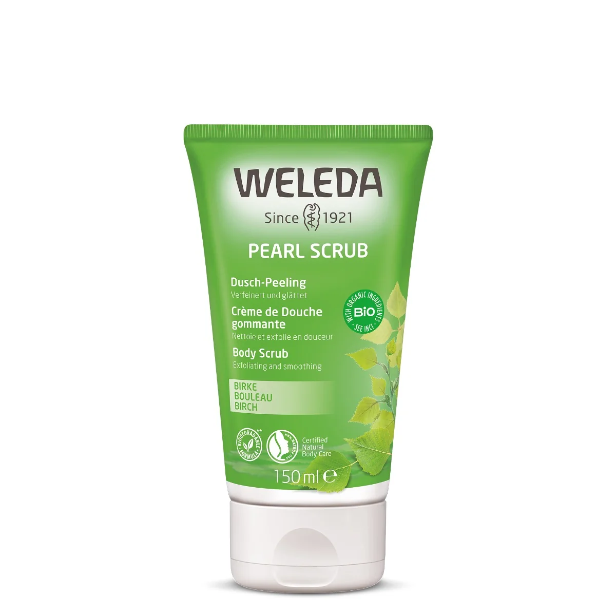 WELEDA BREZOVÝ sprchovací peeling 1×150 ml, peeling