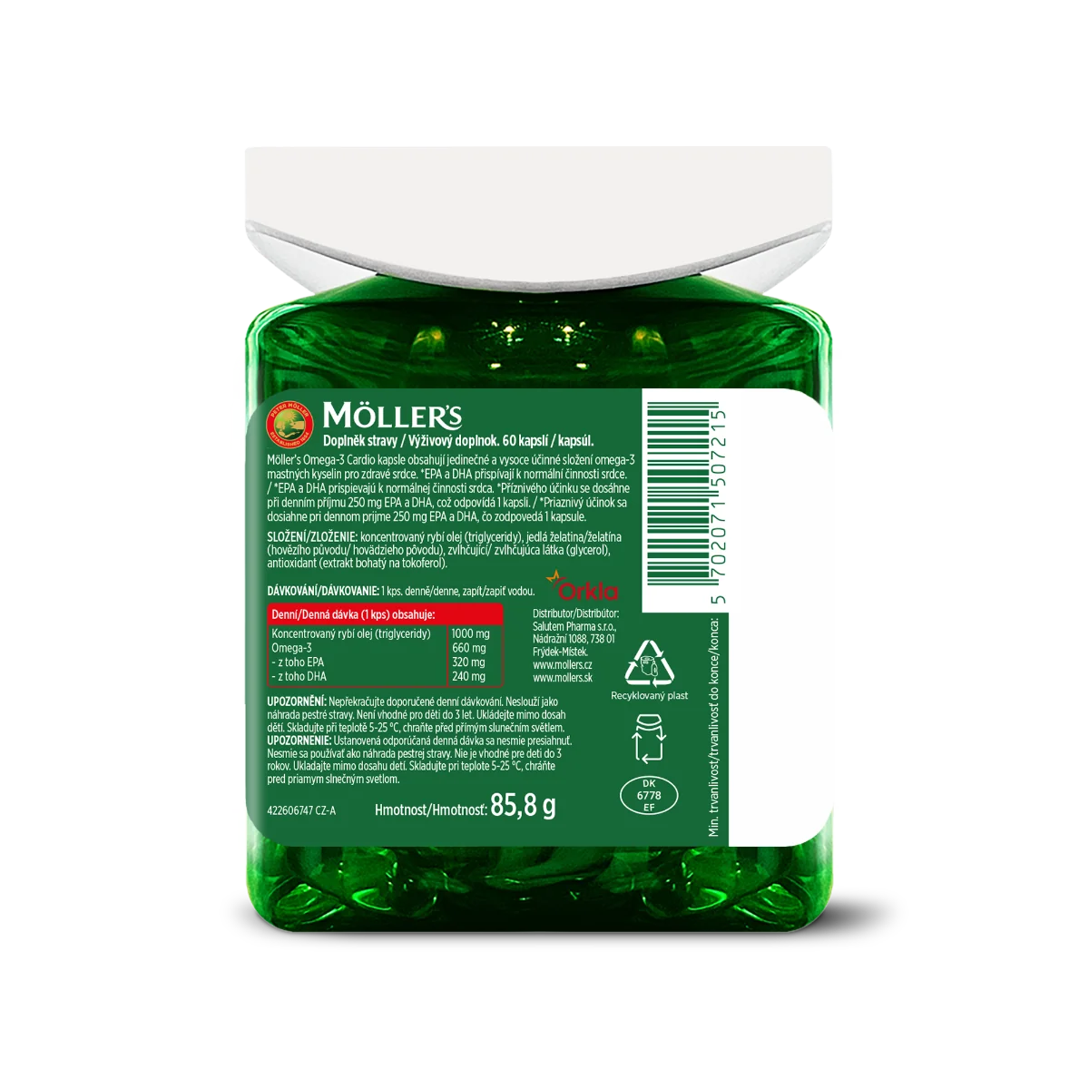 Möller’s Omega-3 CARDIO 60 cps