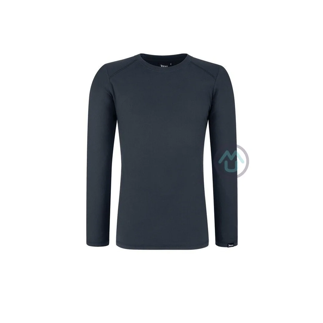Pánske tričko s dlhým rukávom MICROFLEECE - cínová 3XL