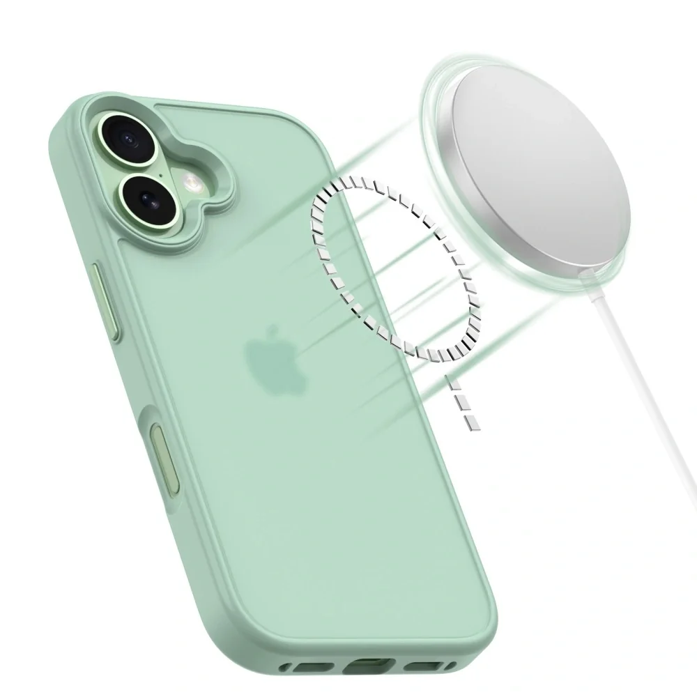 Tech-Protect MagMat kryt na iPhone 17, zelený