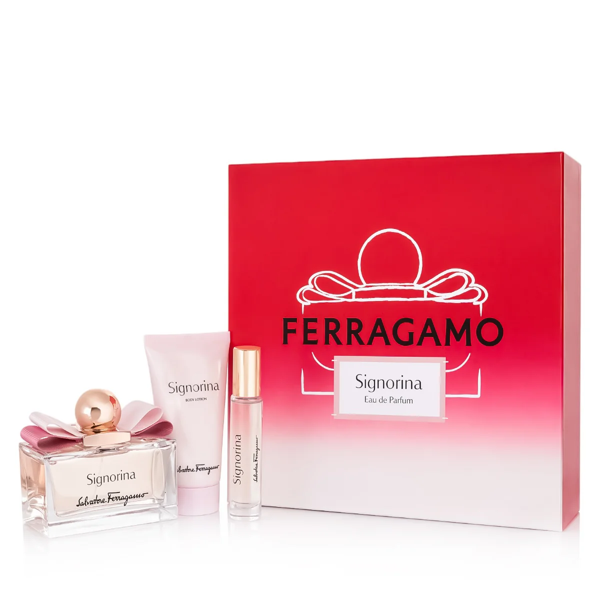 Ferragamo Signorina EDP 100 ml + EDP MINI 10 ml + BL 50 ml W