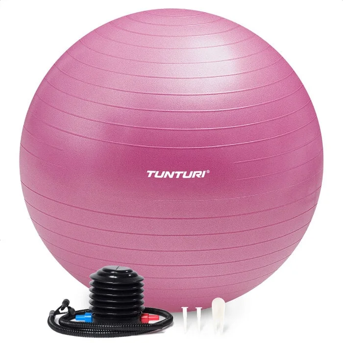Gymnastický míč s pumpičkou zosilnený 65 cm Petrolejový