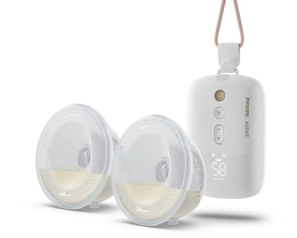 Philips AVENT Odsávačka materského mlieka elektrická Hands-Free DUO Premium Plus SCF532/11 1 ks