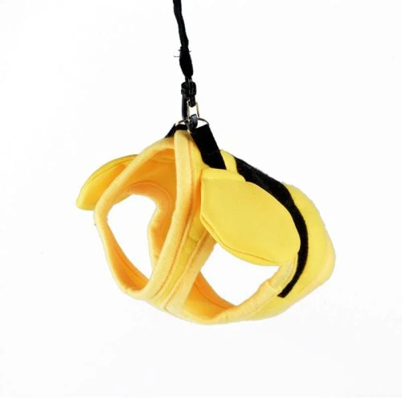 DUVO+ Postroj s vodítkom pre zajace L 24-31cm 175cm/12mm včelička