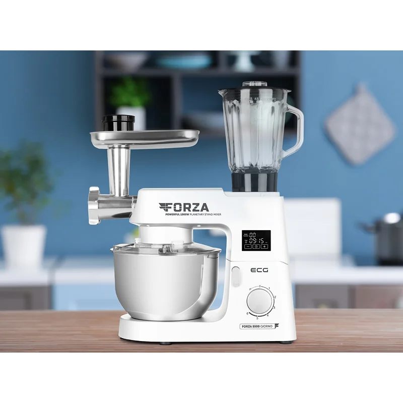 Robot kuchynský ECG FORZA 5500 GIORNO BIANCO 1500W 
