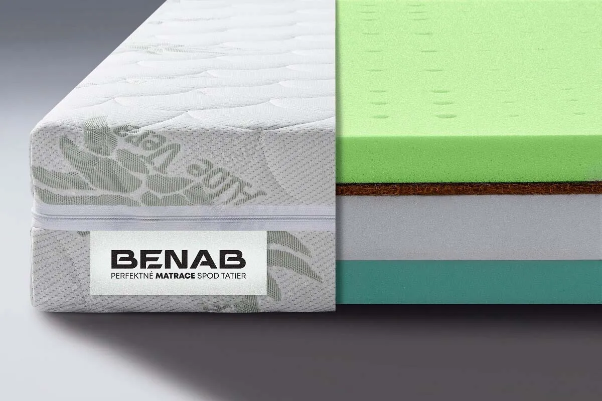 BENAB FLORA BIO PLUS 200x160 Penový matrac 1×1 kus, penový matrac, 200x160