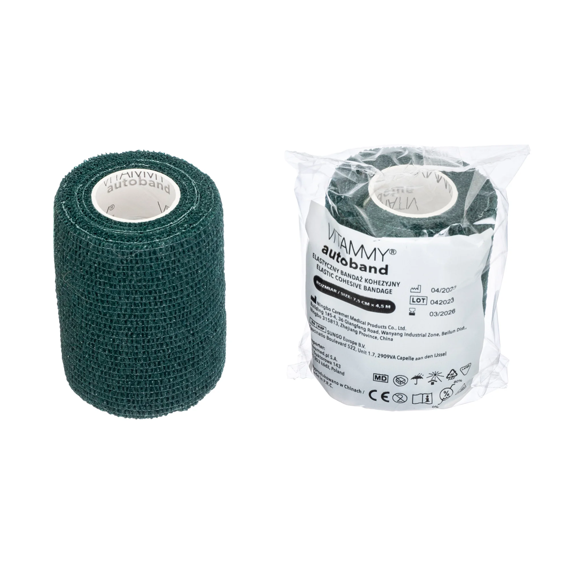 VITAMMY Autoband samolepiaca bandáž olivovo zelená 7,5 cm x 450 cm