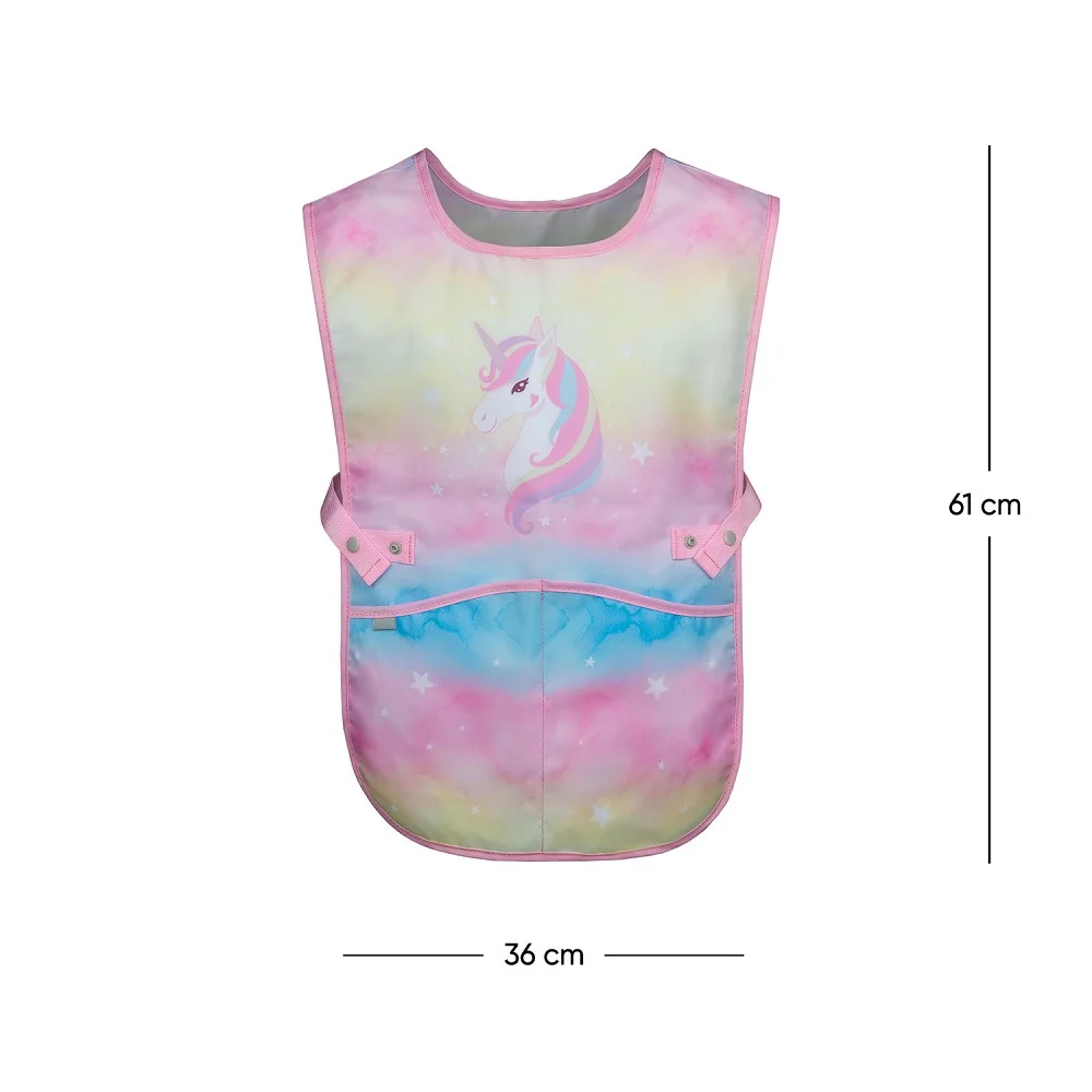 Detská zástera Rainbow Unicorn 1 ks, fialová