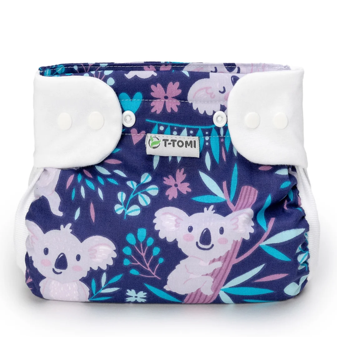 T-TOMI Ortopedické abdukčné nohavičky - patentky Tmavé koaly (3-6kg)