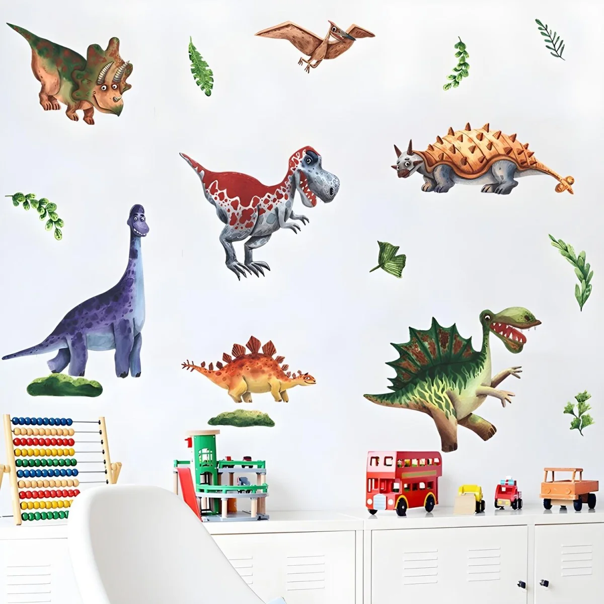 Samolepka na stenu/Tapeta Dinovia
