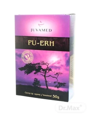 JUVAMED PU-ERH ČIERNY ČAJ 1×50 g, sypaný čaj