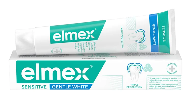 ELMEX Zubná pasta SENSITIVE WHITE 1×75 ml, pre citlivé zuby