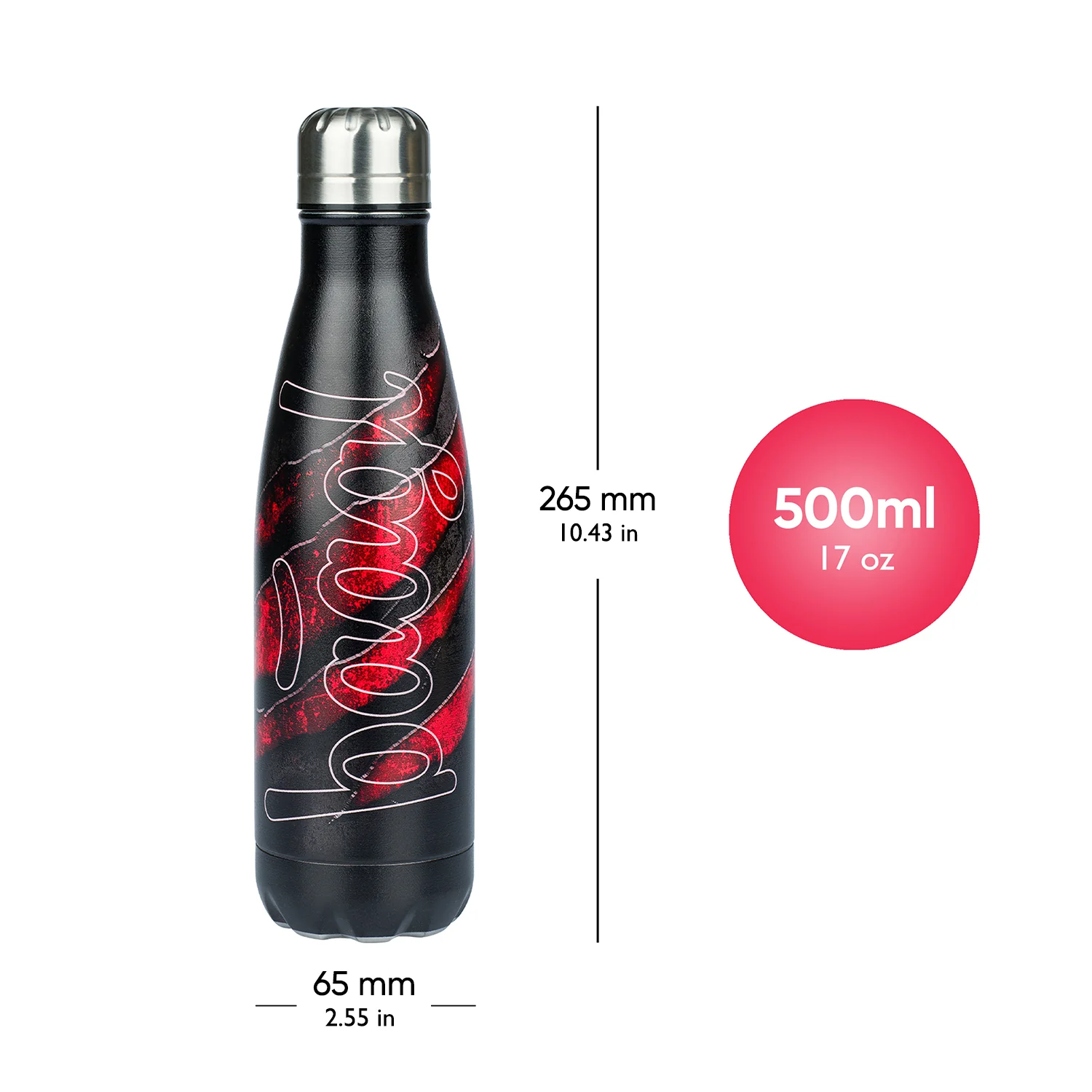 Baagl Termofľaša Láva 500 ml s kovovým viečkom 500 ml