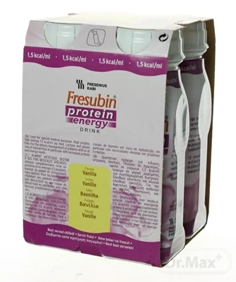 Fresubin Protein energy DRINK 4×200 ml, EasyBottle, príchuť vanilková
