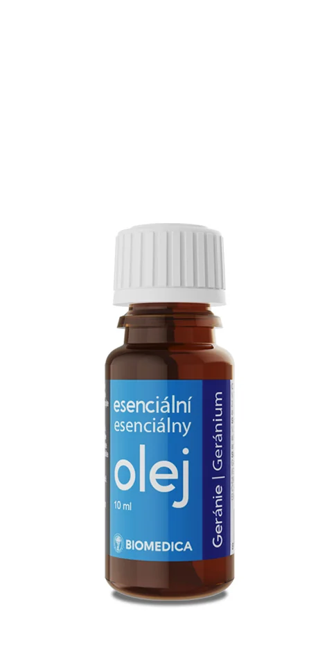 Biomedica Esenciálny olej Geránie 1×10 ml